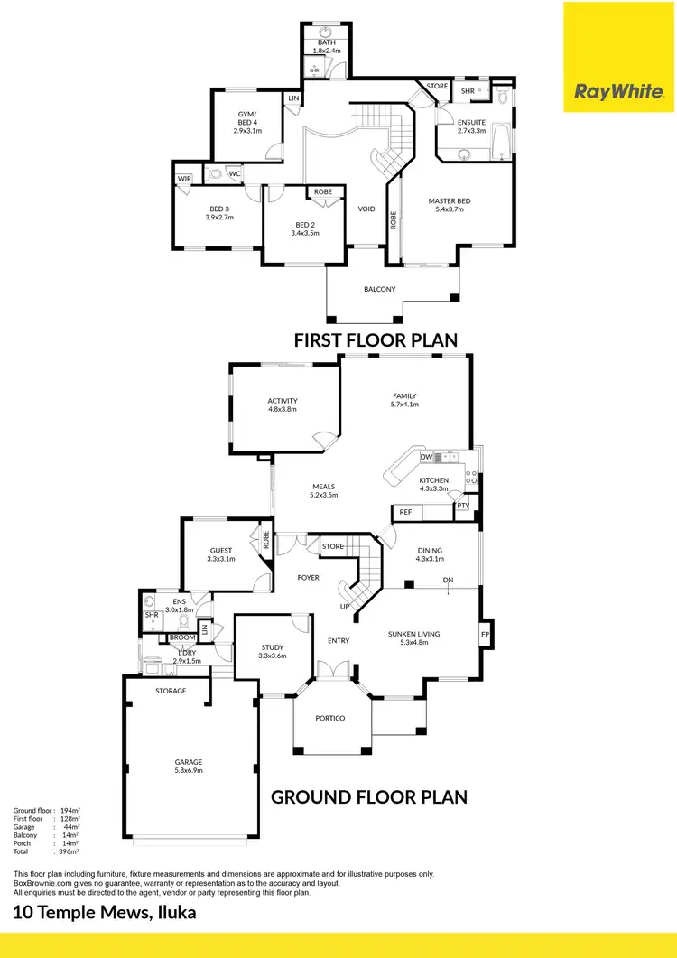 Floorplan of Homely house listing, 10 Temple Mews, Iluka WA 6028