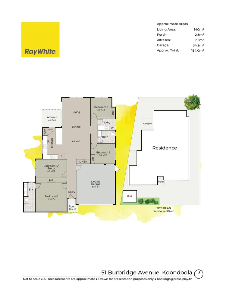 Floorplan of Homely house listing, 51 Burbridge Avenue, Koondoola WA 6064