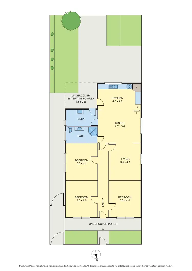 Floorplan of Homely house listing, 5 Lyle Street, Brunswick VIC 3056
