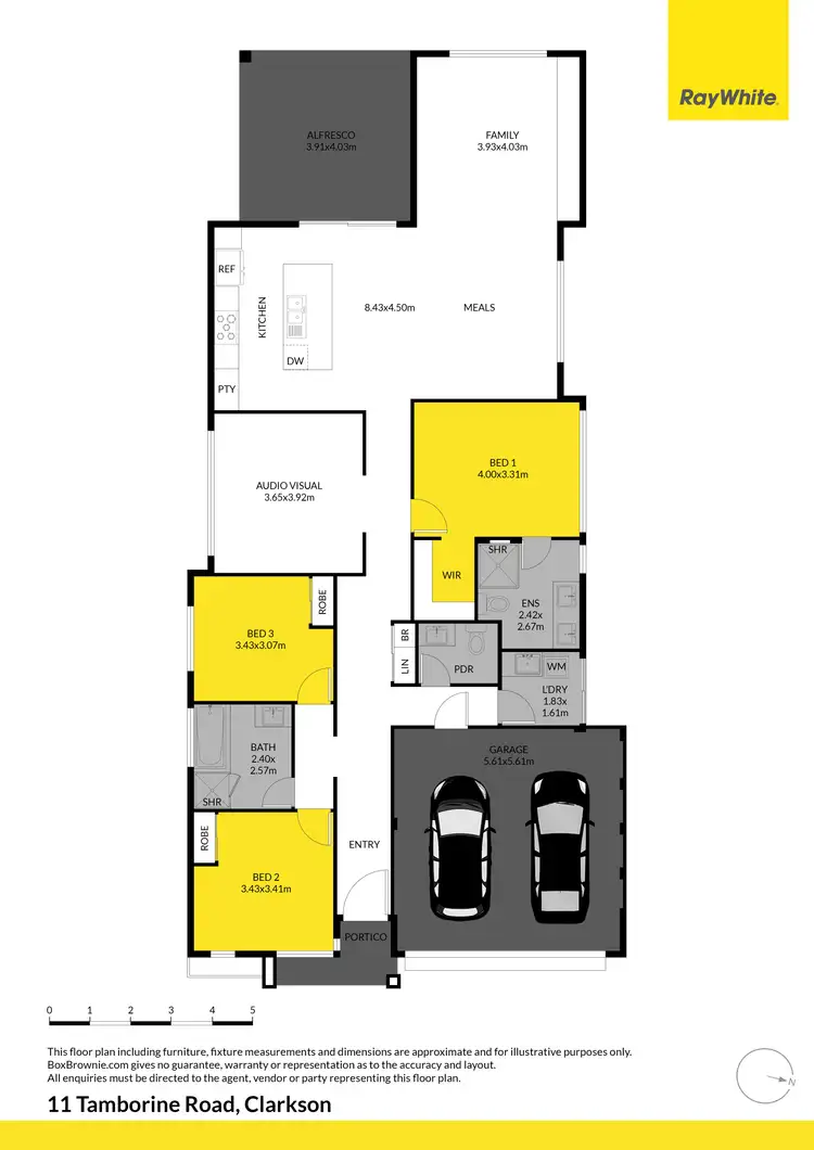 Floorplan of Homely house listing, 11 Tamborine Road, Clarkson WA 6030