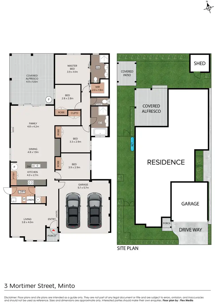 Floorplan of Homely house listing, 3 Mortimer Street, Minto NSW 2566