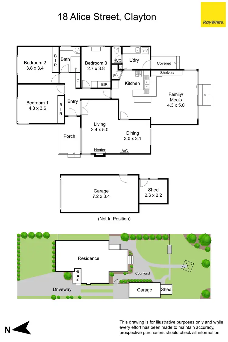 Floorplan of Homely house listing, 18 Alice Street, Clayton VIC 3168