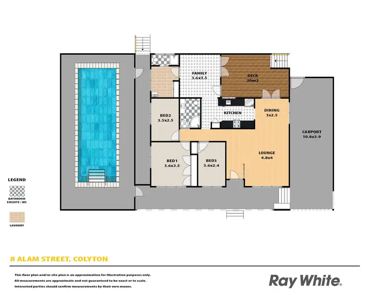 Floorplan of Homely house listing, 8 Alam Street, Colyton NSW 2760