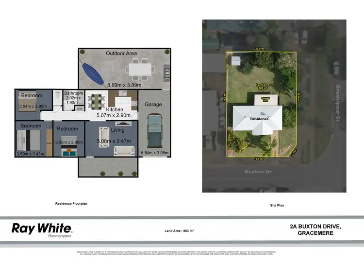 Floorplan of Homely house listing, 2A Buxton Drive, Gracemere QLD 4702