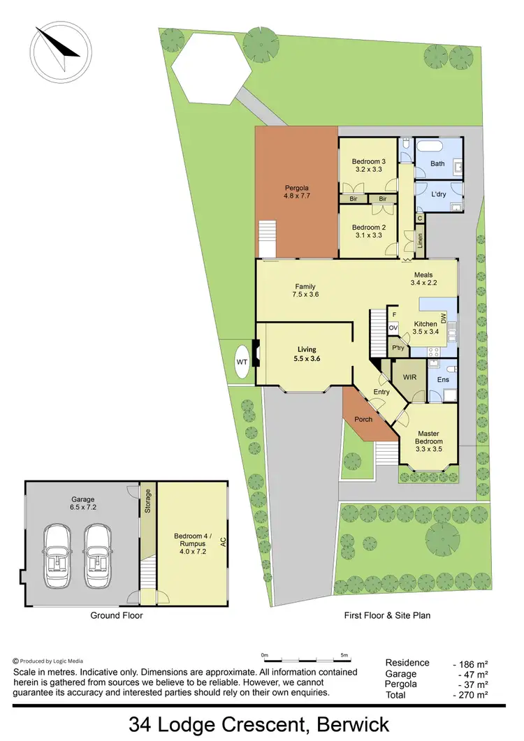 Floorplan of Homely house listing, 34 Lodge Crescent, Berwick VIC 3806