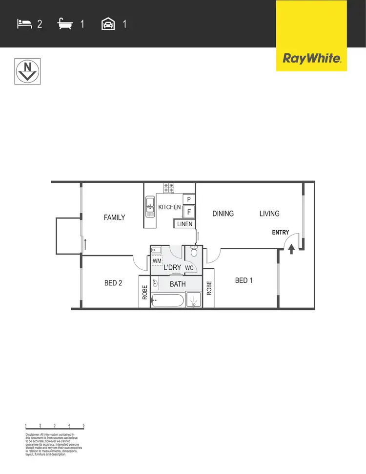 Floorplan of Homely townhouse listing, 11/15 Tallon Place, Gordon ACT 2906