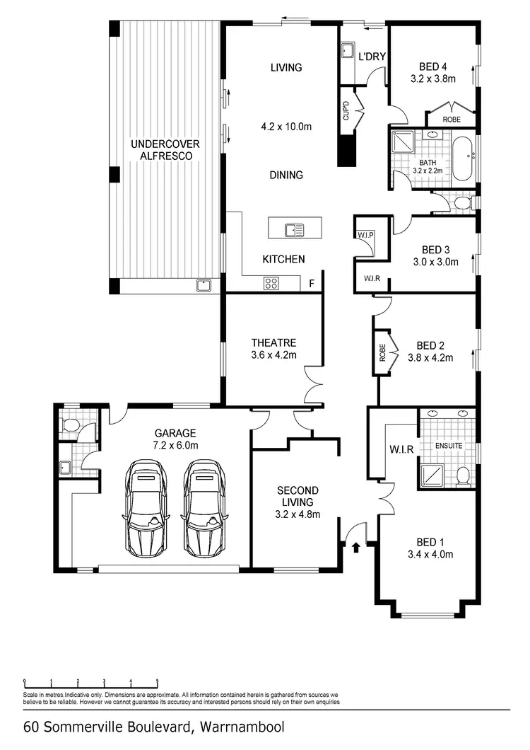 Floorplan of Homely house listing, 60 Sommerville Boulevard, Warrnambool VIC 3280