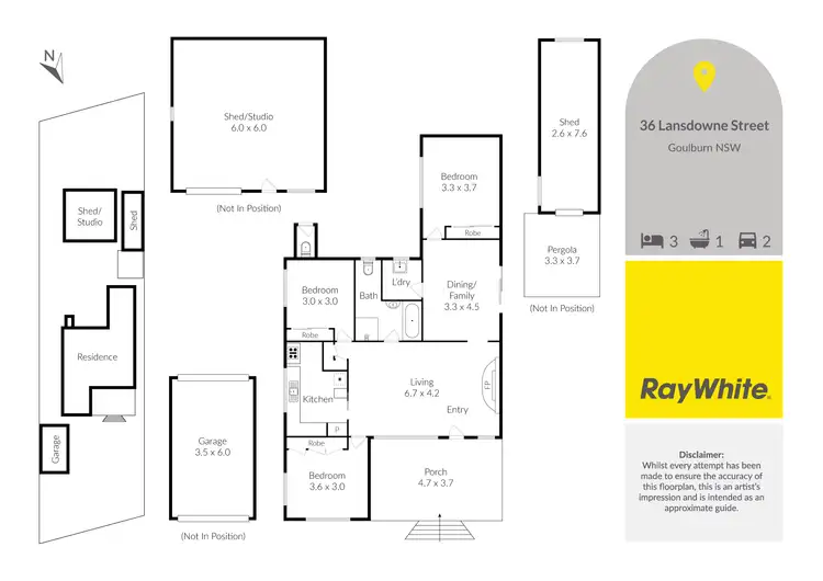 Floorplan of Homely house listing, 36 Lansdowne Street, Goulburn NSW 2580
