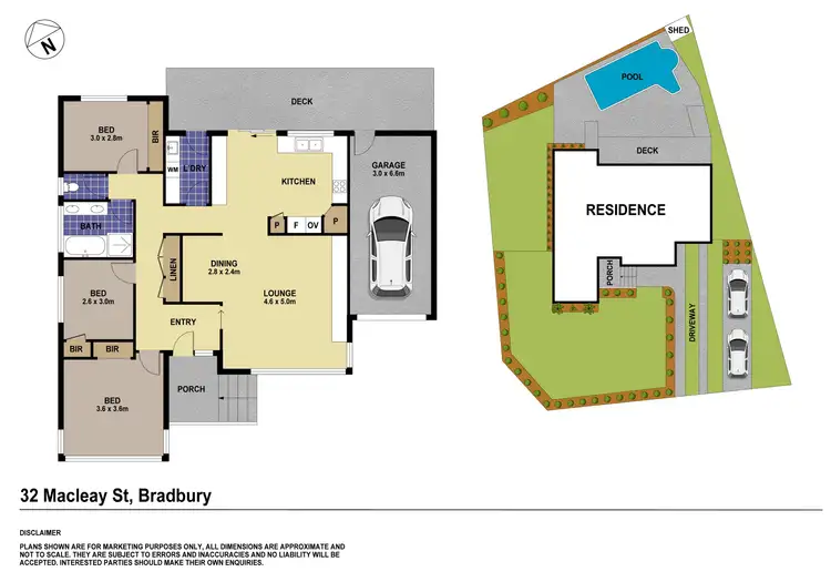 Floorplan of Homely house listing, 32 Macleay Street, Bradbury NSW 2560