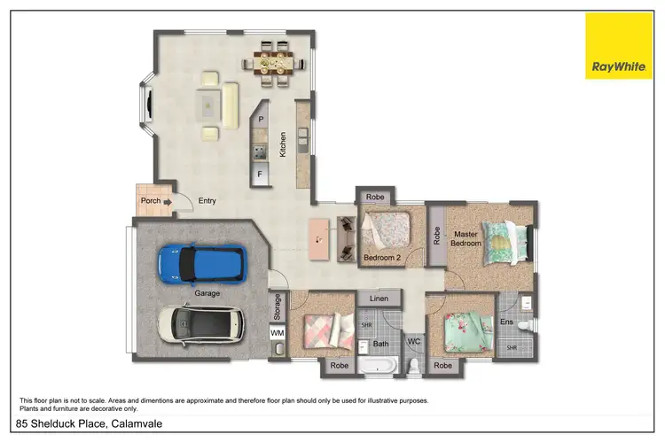 Floorplan of Homely house listing, 85 Shelduck Place, Calamvale QLD 4116