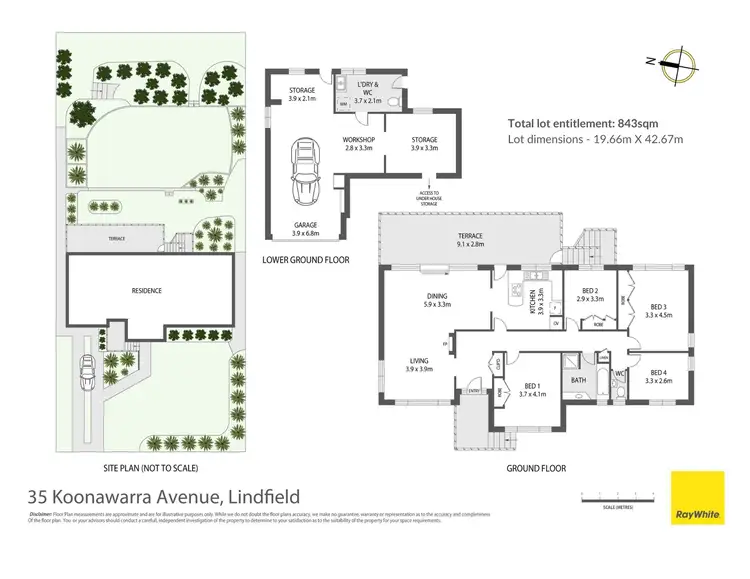 Floorplan of Homely house listing, 35 Koonawarra Avenue, Lindfield NSW 2070