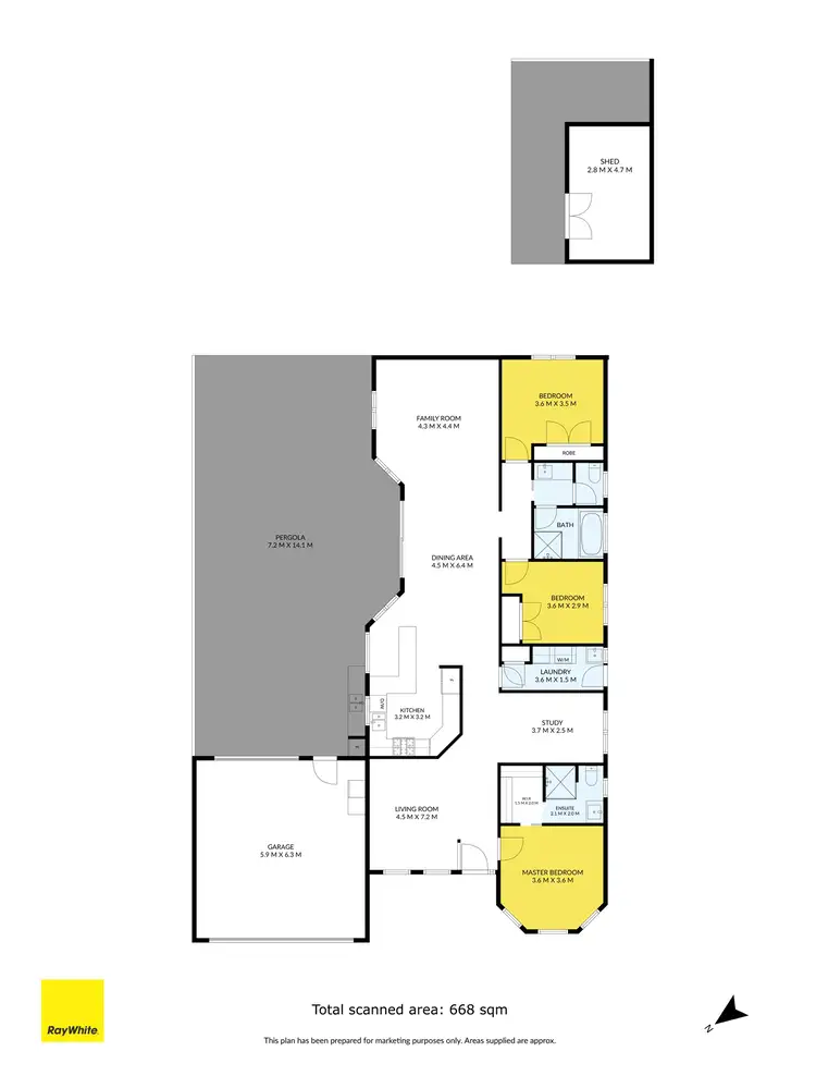 Floorplan of Homely house listing, 12 Cardigan Crescent, Taylors Lakes VIC 3038