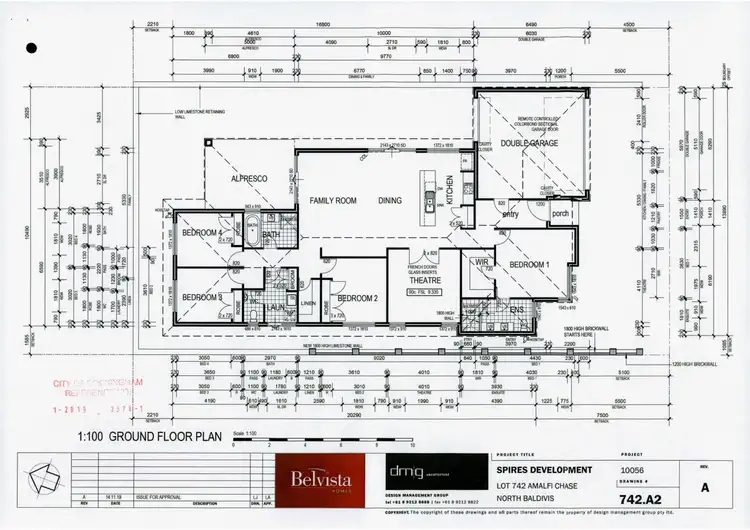 Floorplan of Homely house listing, 22 Amalfi Chase, Baldivis WA 6171
