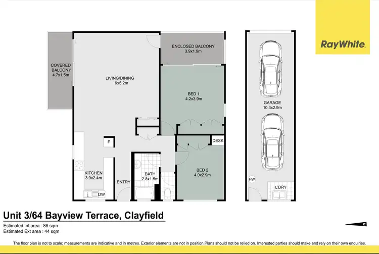 Floorplan of Homely unit listing, 3/64 Bayview Terrace, Clayfield QLD 4011