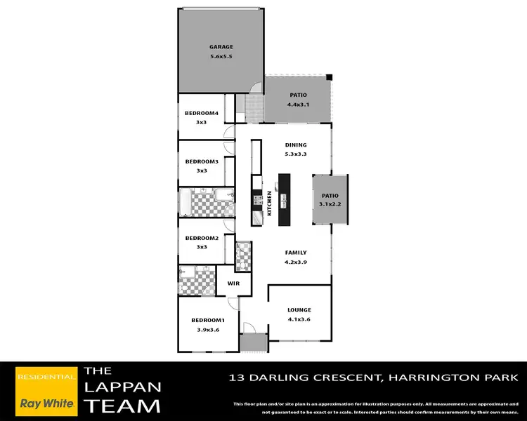 Floorplan of Homely house listing, 13 Darling Crescent, Harrington Park NSW 2567