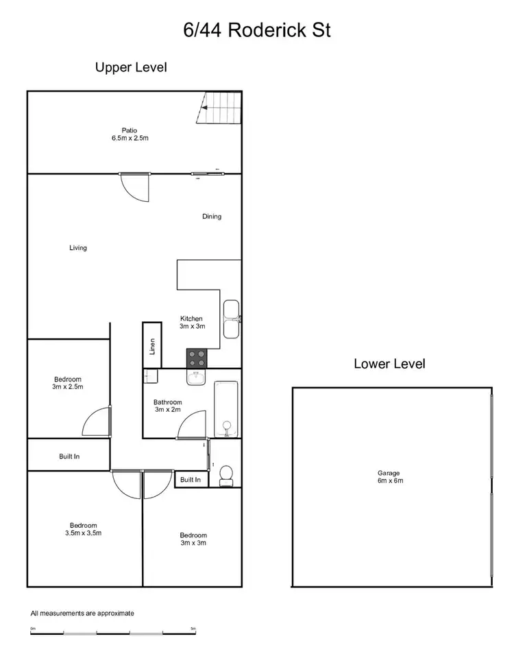 Floorplan of Homely townhouse listing, 6/44 Roderick Street, Maclean NSW 2463