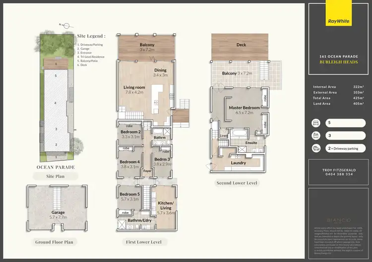 Floorplan of Homely house listing, 161 Ocean Parade, Burleigh Heads QLD 4220