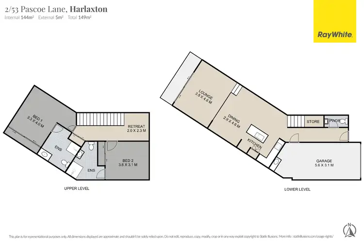 Floorplan of Homely house listing, 2/53 Pascoe Lane, Harlaxton QLD 4350