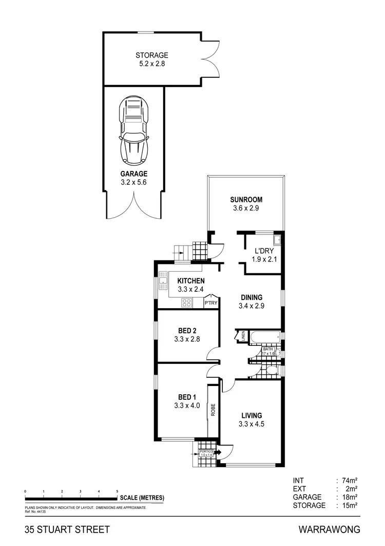 Floorplan of Homely house listing, 35 Stuart Road, Warrawong NSW 2502