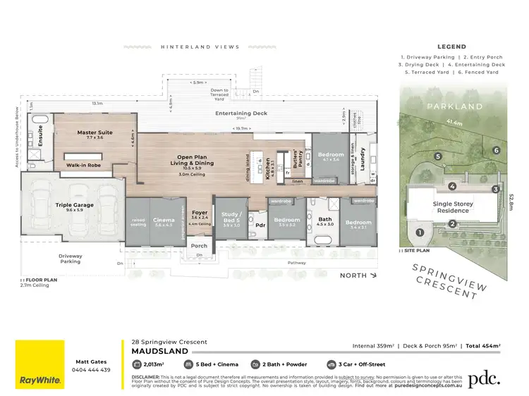 Floorplan of Homely house listing, 28 Springview Crescent, Maudsland QLD 4210