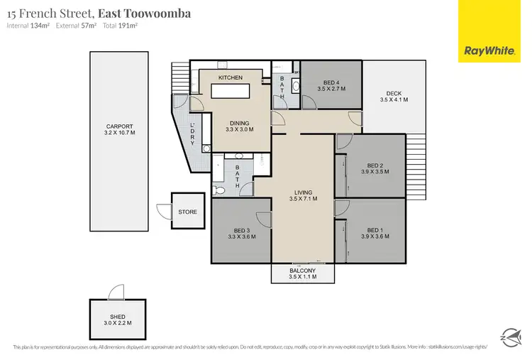 Floorplan of Homely house listing, 15 French Street, East Toowoomba QLD 4350