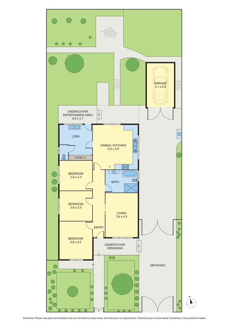 Floorplan of Homely house listing, 18 White Street, Coburg VIC 3058