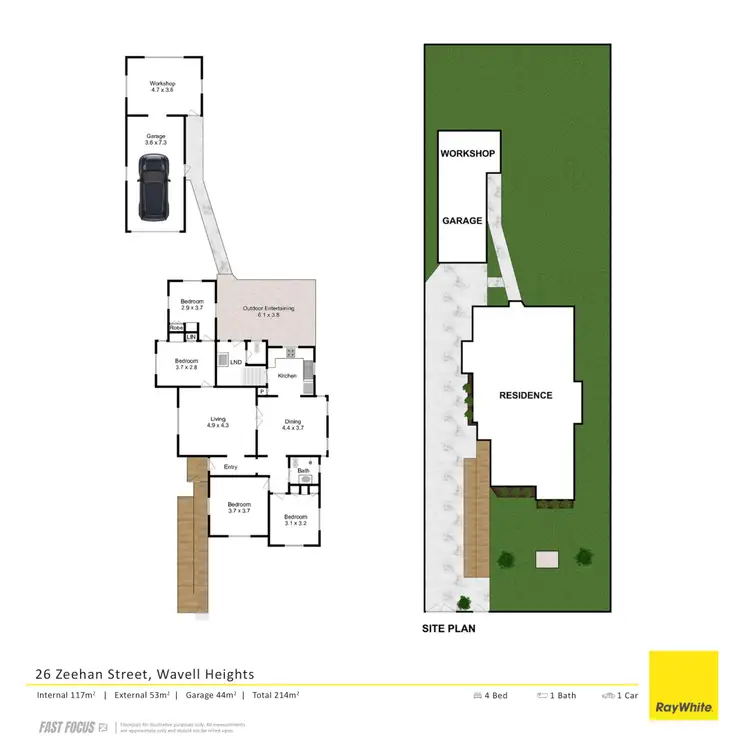 Floorplan of Homely house listing, 26 Zeehan Street, Wavell Heights QLD 4012