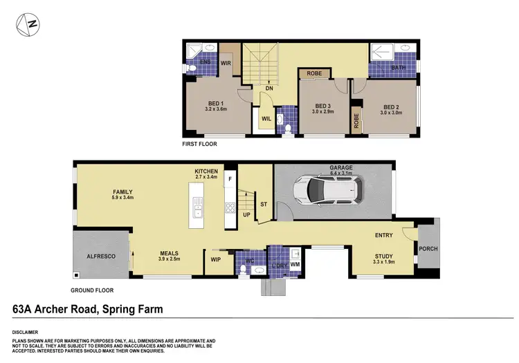 Floorplan of Homely house listing, 63B Archer Road, Spring Farm NSW 2570