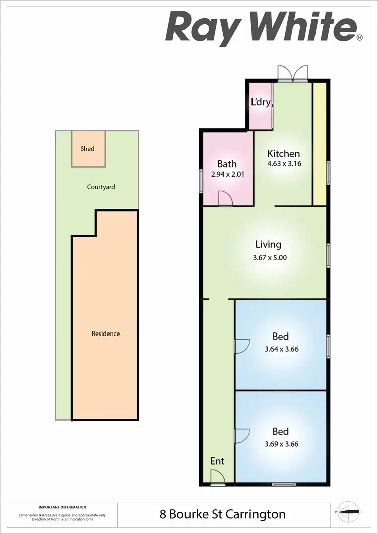 Floorplan of Homely house listing, 8 Bourke Street, Carrington NSW 2294