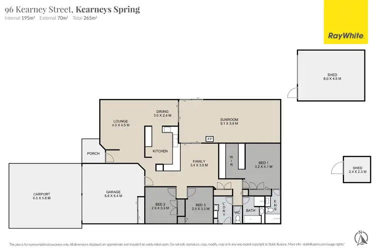 Floorplan of Homely house listing, 96 Kearney Street, Kearneys Spring QLD 4350