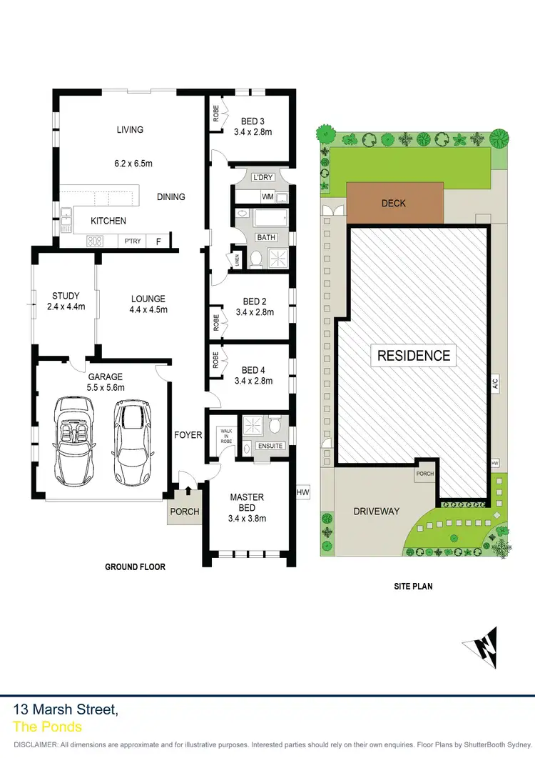 Floorplan of Homely house listing, 13 Marsh Street, The Ponds NSW 2769
