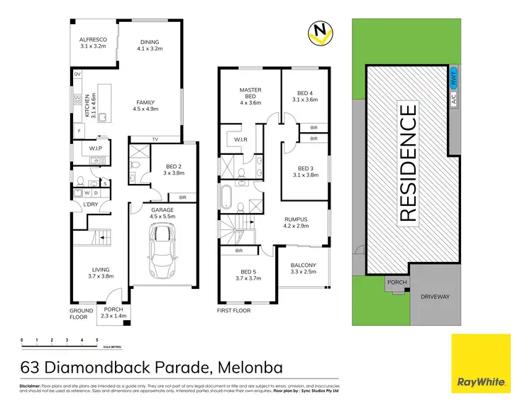 Floorplan of Homely house listing, 63 Diamondback Parade (Melonba), Marsden Park NSW 2765