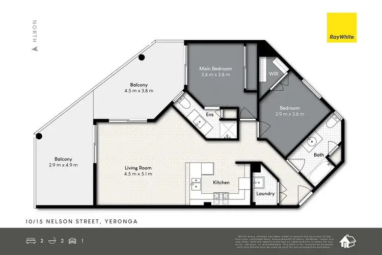 Floorplan of Homely unit listing, 10/15 Nelson Street, Yeronga QLD 4104