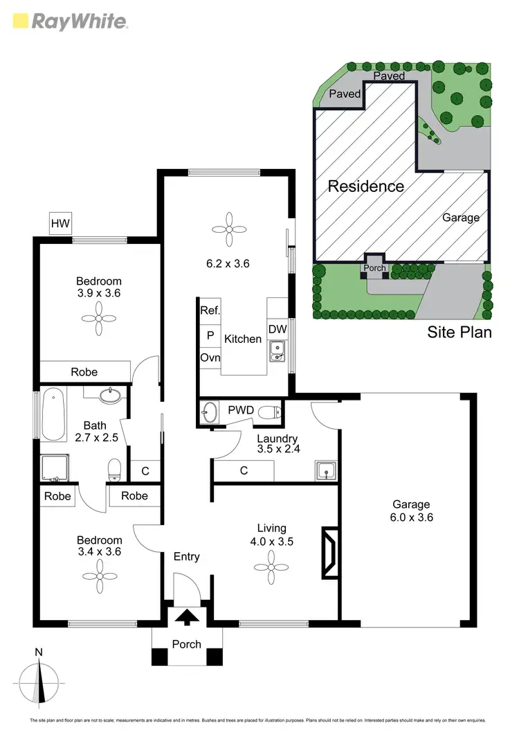 Floorplan of Homely unit listing, 1/1 Boree Avenue, Clarinda VIC 3169