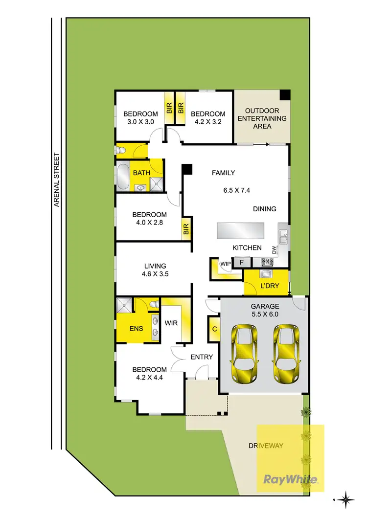 Floorplan of Homely house listing, 37 Tivoli Drive, Curlewis VIC 3222