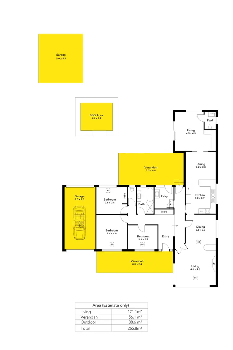 Floorplan of Homely house listing, 16 Ross Street, Seaview Downs SA 5049