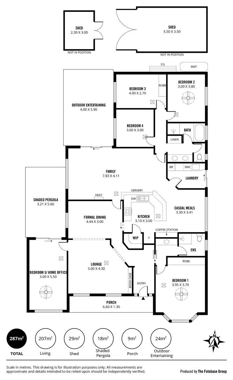 Floorplan of Homely house listing, 5 Hume Street, Seaview Downs SA 5049