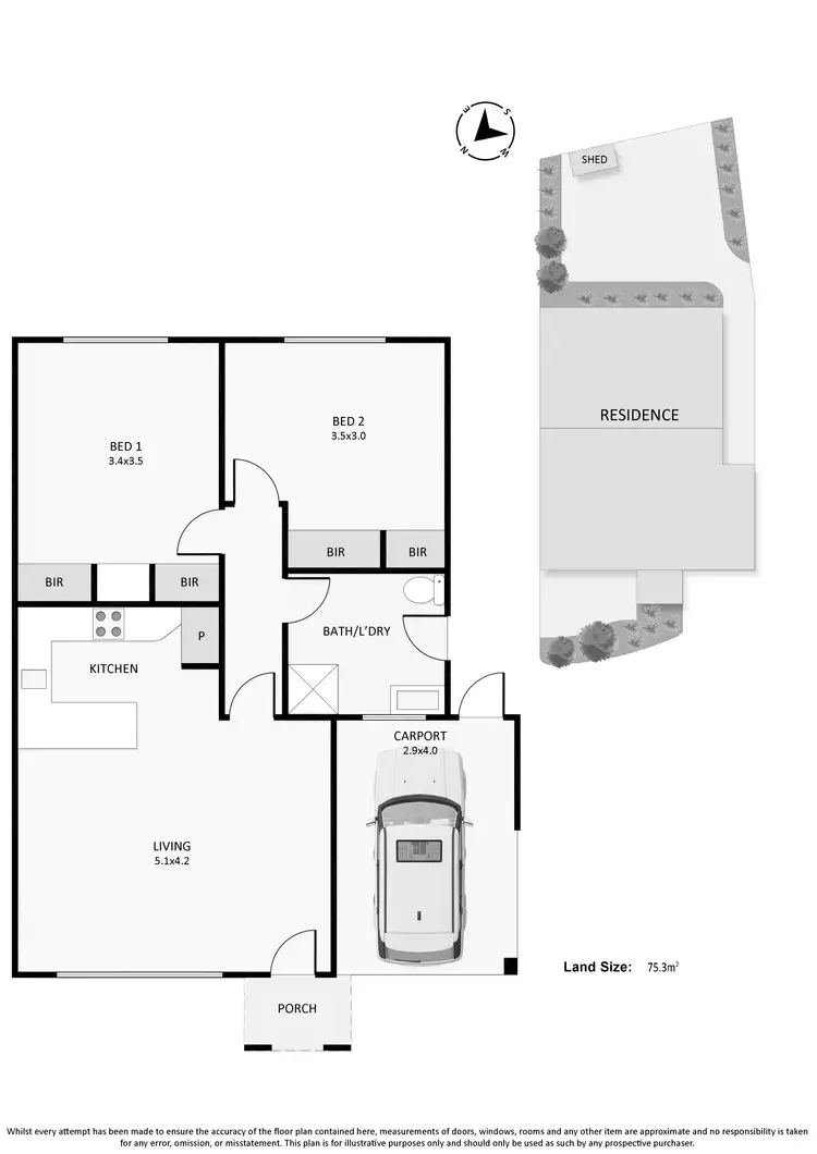 Floorplan of Homely unit listing, 4/14 Muir Street, Frankston VIC 3199