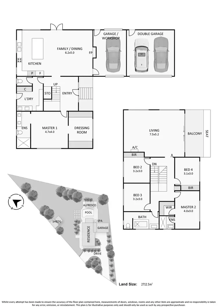 Floorplan of Homely house listing, 20 Barmah Court, Frankston South VIC 3199
