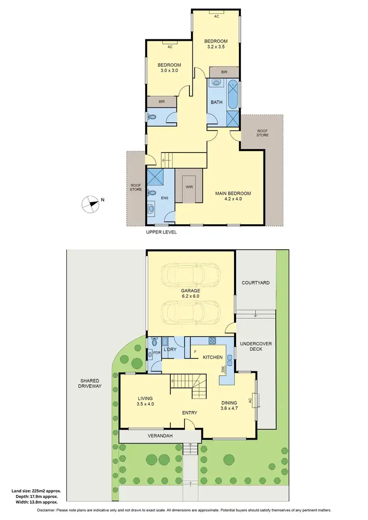 Floorplan of Homely townhouse listing, 1/19 Hopetoun Avenue, Brunswick West VIC 3055