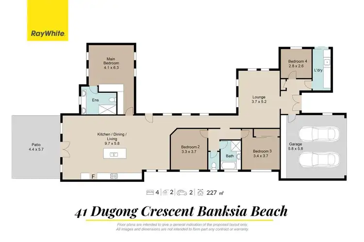 Floorplan of Homely house listing, 41 Dugong Crescent, Banksia Beach QLD 4507