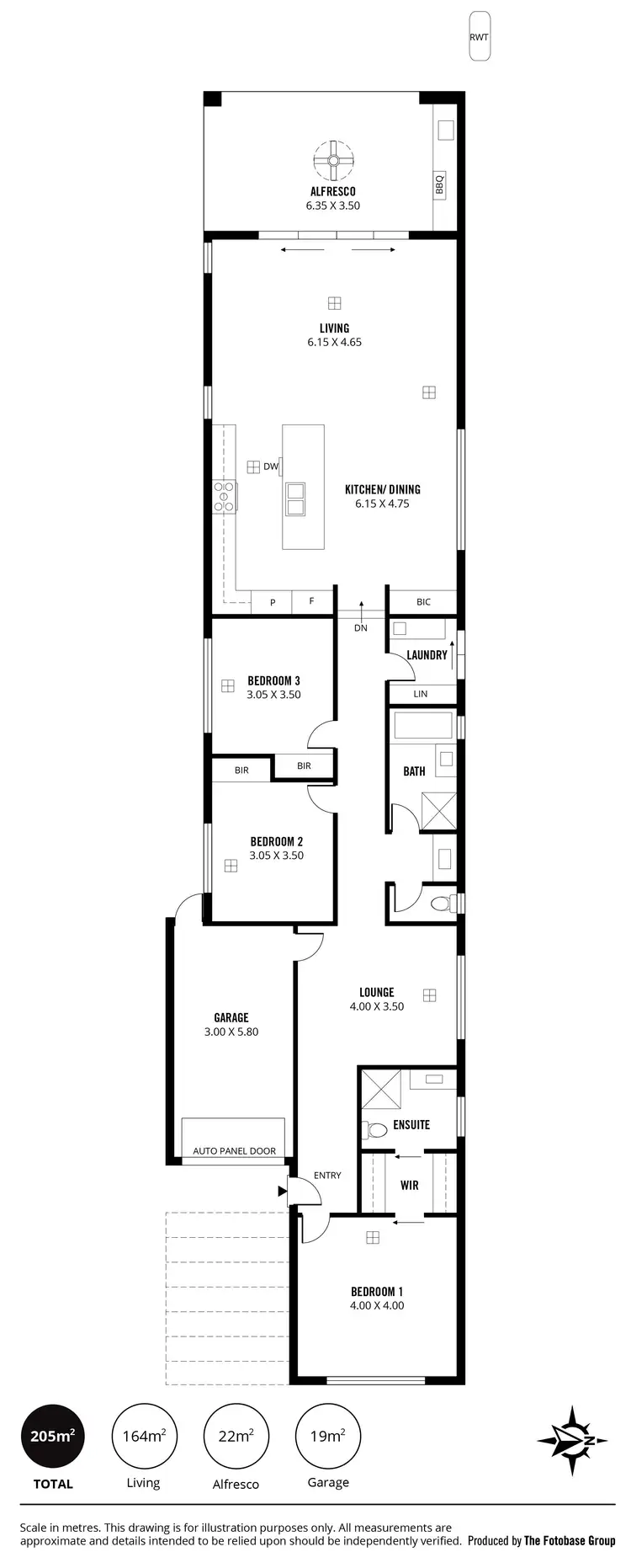 Floorplan of Homely house listing, 8B Fourth Street, Tranmere SA 5073