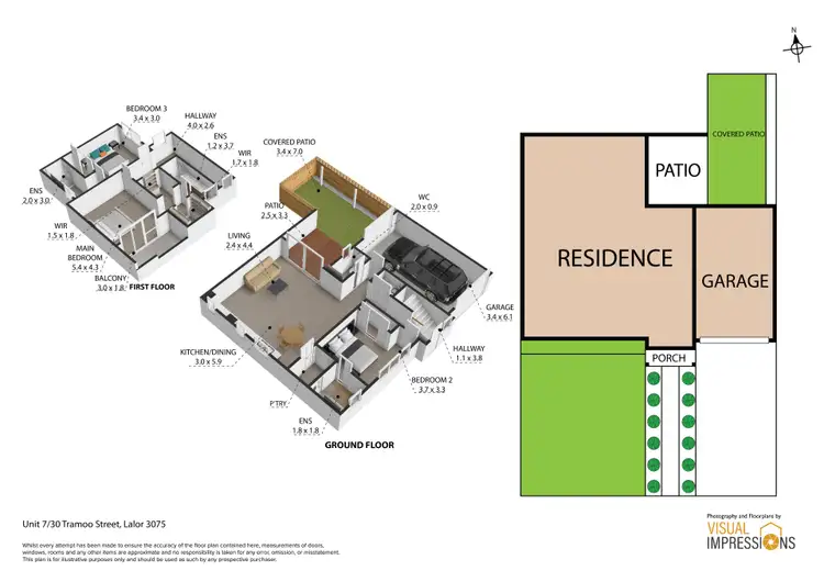 Floorplan of Homely townhouse listing, 7/30 Tramoo Street, Lalor VIC 3075