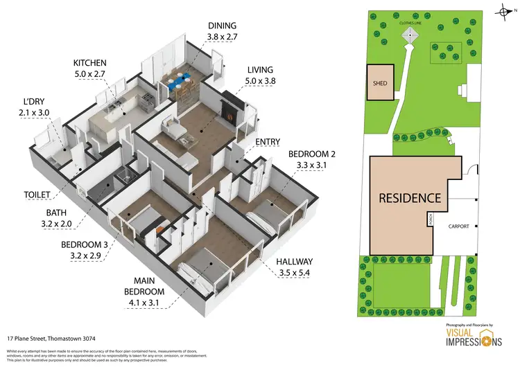Floorplan of Homely house listing, 17 Plane Street, Thomastown VIC 3074