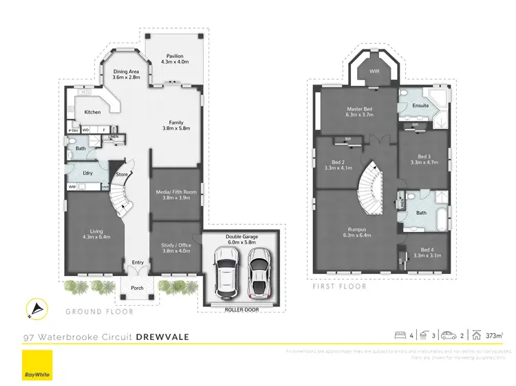 Floorplan of Homely house listing, 97 Waterbrooke Circuit, Drewvale QLD 4116