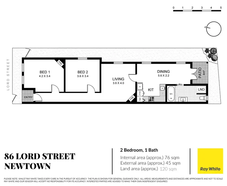 Floorplan of Homely house listing, 86 Lord Street, Newtown NSW 2042
