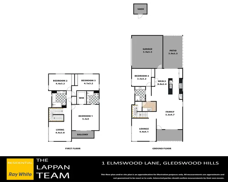 Floorplan of Homely house listing, 1 Elmswood Lane, Gledswood Hills NSW 2557