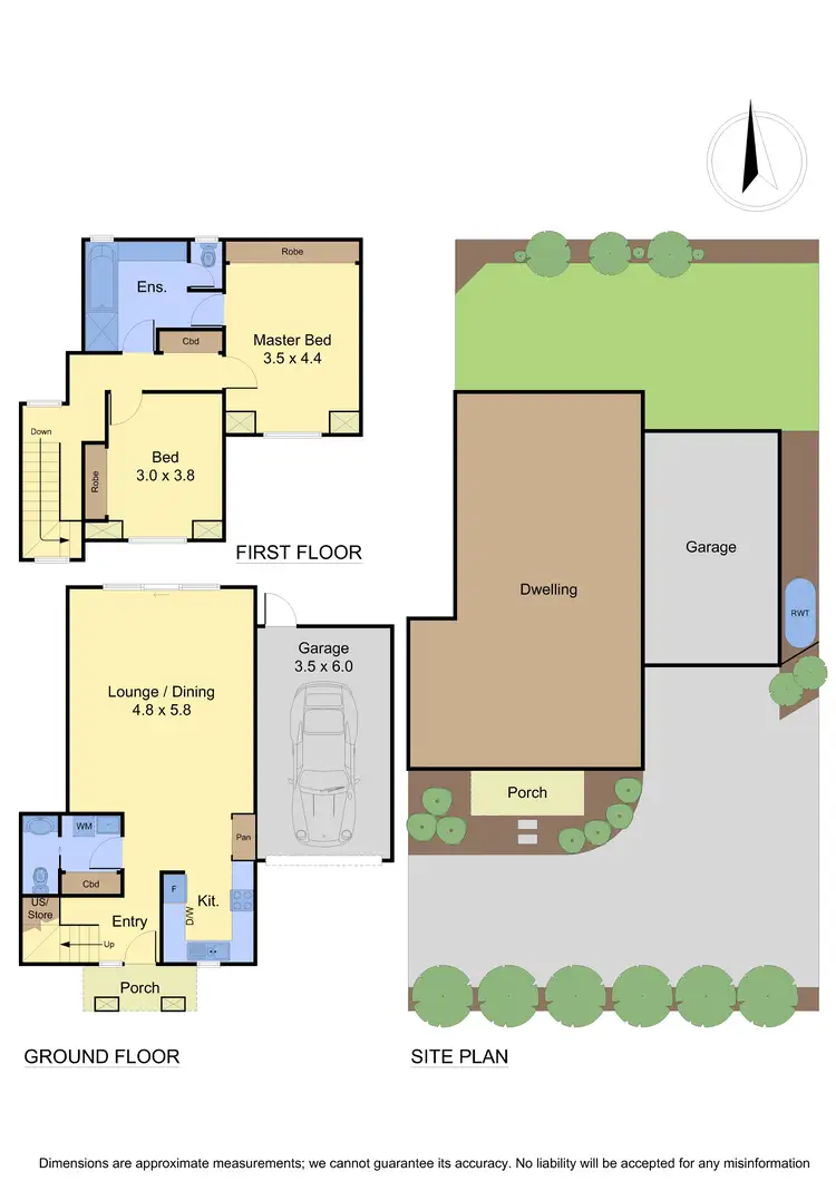 Floorplan of Homely townhouse listing, 2/9 La Frank Street, Burwood VIC 3125