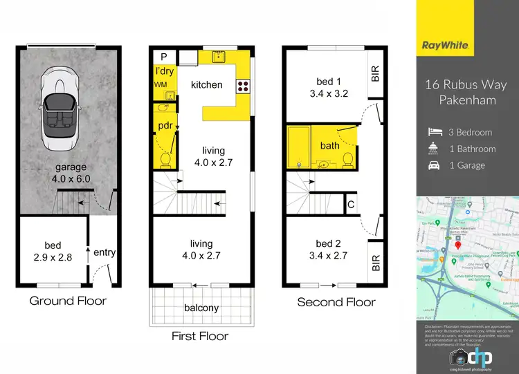 Floorplan of Homely house listing, 16 Rubus Way, Pakenham VIC 3810