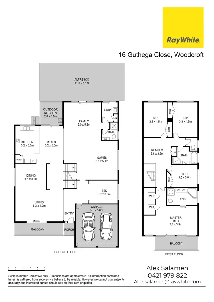 Floorplan of Homely house listing, 16 Guthega Close, Woodcroft NSW 2767